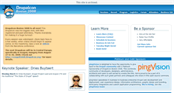 Desktop Screenshot of boston2008.drupalcon.org